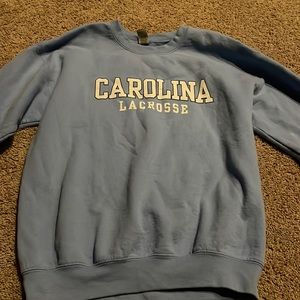 Carolina lacrosse crewneck